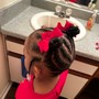 Kid's Braided ponytail / buns no extension