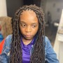 Kid's (age 5-12) braid styles with beads/curls