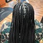 Small knotless braids