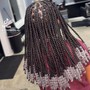 Large Boho Knotless Braids (Waist)