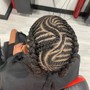 Cornrows   (Max 8 Braids )