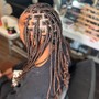 Medium Knotless braids