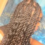 medium Knotless braids