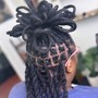 Loc Extensions Hair included