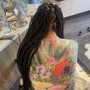 senegalese twist mid back