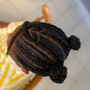 LARGE Knotless BoHo Braids with curly Human hair -New client Discount