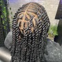 Kinky Twist on Natural Hair