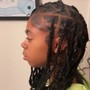 Kid's braided ponytail