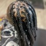 Natural hair Box Braids