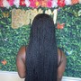 Goddess knotless Braids