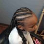 Kid's Large Knotless Braids