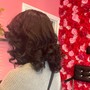 Single track sew in