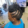 Kid's Loc retwist Short Hair