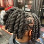 Individual Braids or Twists (men's style)