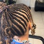 Feed In French Braids (2-4)