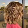 Partial perm - short hair