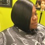 Sew in traditional with regular leave out