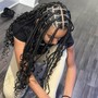 Boho Knotless Braids w/human hair