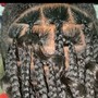 Medium Fulani braids