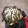 Acv wash+ retwist+style