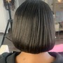 BIG CHOP Haircut on long hair