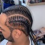 Men’s French braid