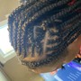 Feed in stitch braids