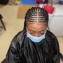 Kids (ages 4- 12)Fulani/Tribals Knotless Braids