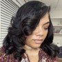 Flat Iron on relaxed hair