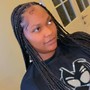 knotless braids MEDIUM