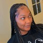 knotless braids MEDIUM