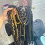 Large Knotless Box Braids