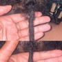 Loc Retwist, Style with weave