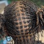 2 strand Natural Twists “Med/Lrg”