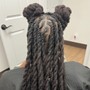 Loc Retwist with Style (Palm Roll)