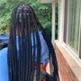 small boho short knotless braids