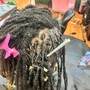 Loc Maintenance:new growth over 3 inches