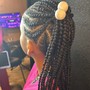 Shoulder length box braids