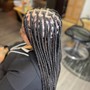 Smedium Knotless braids