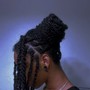 marley twists, Cuban twists, textured twist (extended twists)