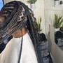 Small color Boho Knotless Braids