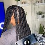 Black Small Knotless Braids