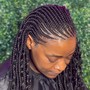 CORNROWS TRIBAL OR FULANI BRAIDS