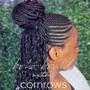 FRENCH CURL BRAIDS ( Small Size)