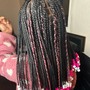 6 Feed ins braids(adults).