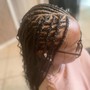 Fulani Braids or Fulani flipping braids