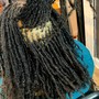 Longer than waist/butt length locs