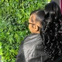 Sleek ponytail (Natural Hair)