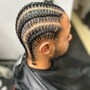 Simple Stitch Cornrows Men/Boys 2-8 braids