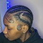 Braided ponytail